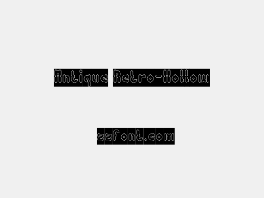 Antique Retro-Hollow