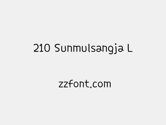 210 Sunmulsangja L