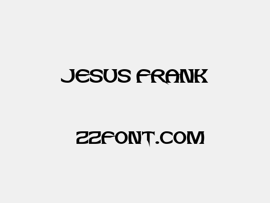 Jesus Frank