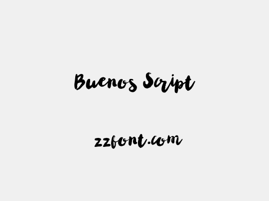 Buenos Script