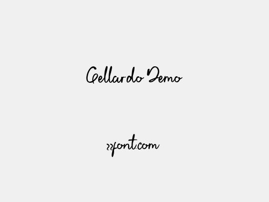Gellardo Demo