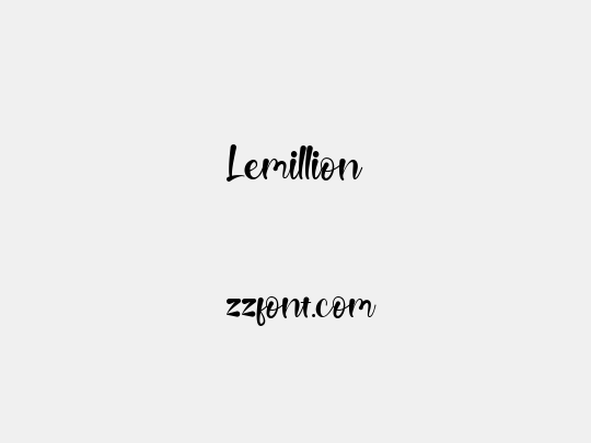Lemillion