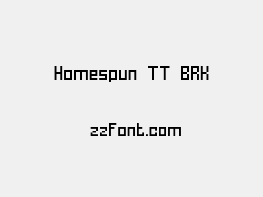 Homespun TT BRK