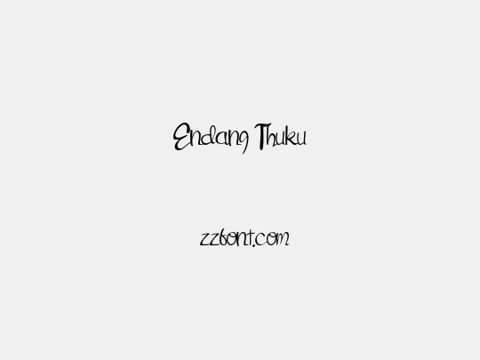 Endang Thuku
