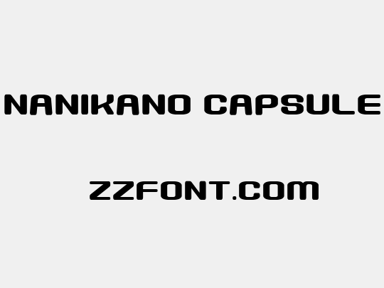 Nanikano Capsule