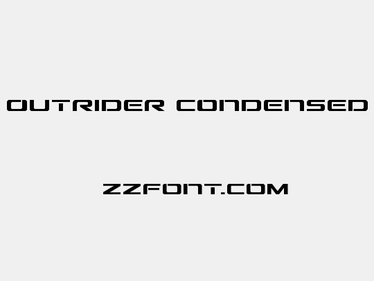 Outrider Condensed
