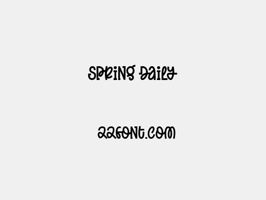 Spring Daily
