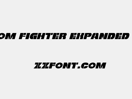 Freedom Fighter Expanded Italic