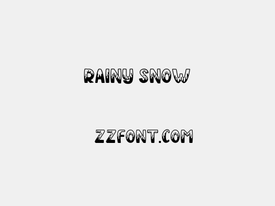 Rainy Snow