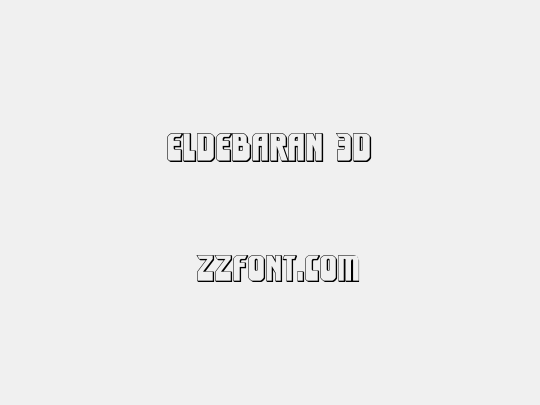 Eldebaran 3D