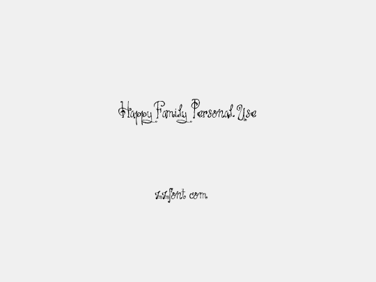 Happy Family Personal Use