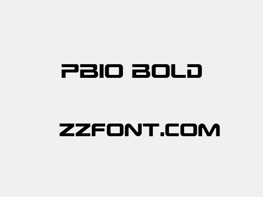 PBIO Bold