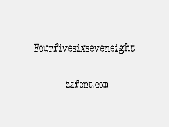 Fourfivesixseveneight