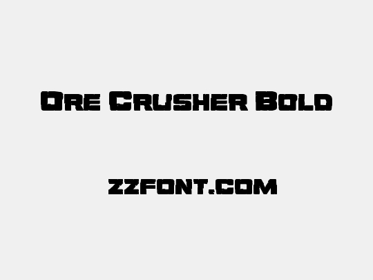 Ore Crusher Bold