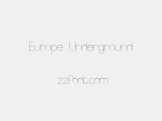 Europe Underground