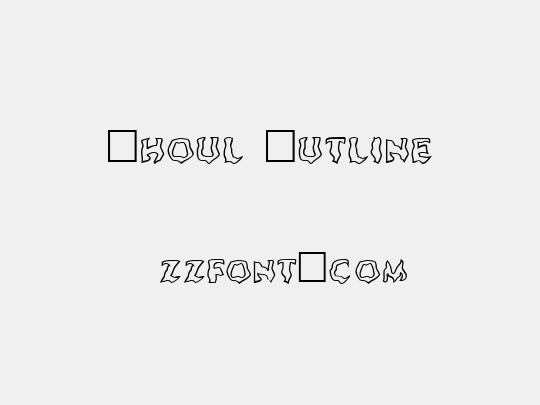 Ghoul Outline