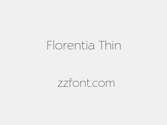 Florentia Thin