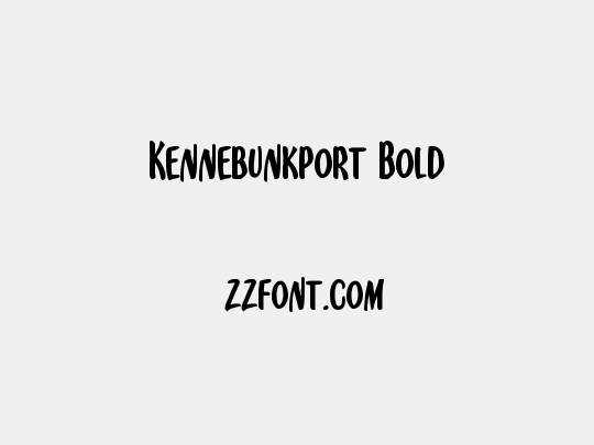 Kennebunkport Bold