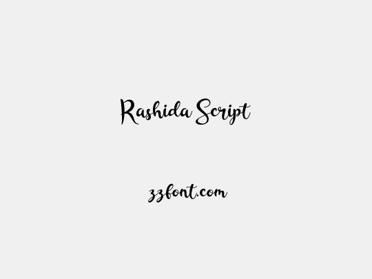 Rashida Script