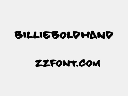 billieBoldHand
