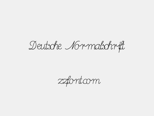 Deutsche Normalschrift