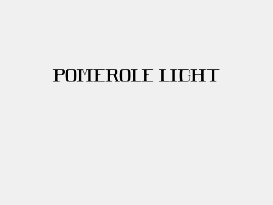 POMEROLE LIGHT