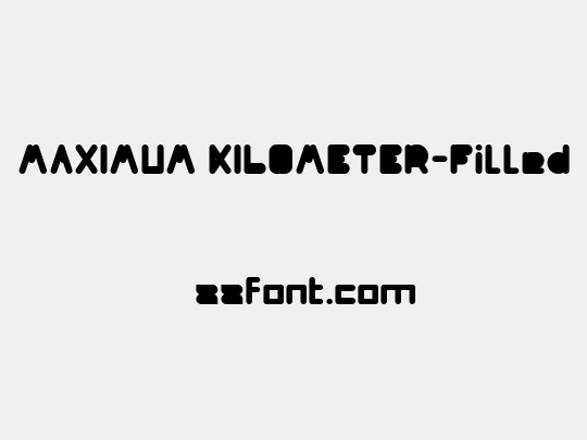 MAXIMUM KILOMETER-Filled