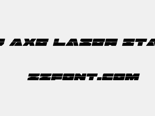 Bad Axe Laser Italic