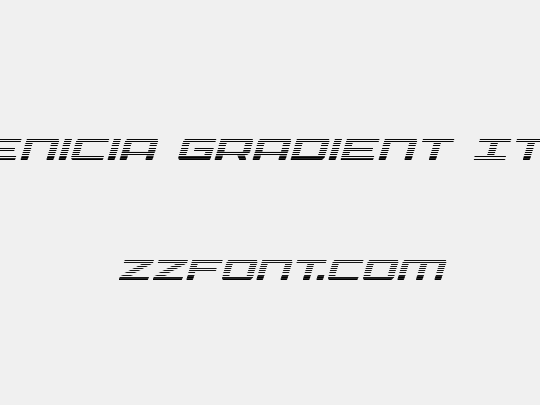 Phoenicia Gradient Italic