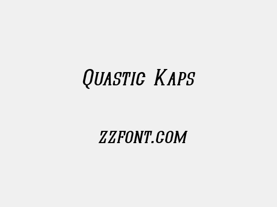 Quastic Kaps