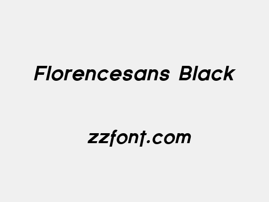 Florencesans Black
