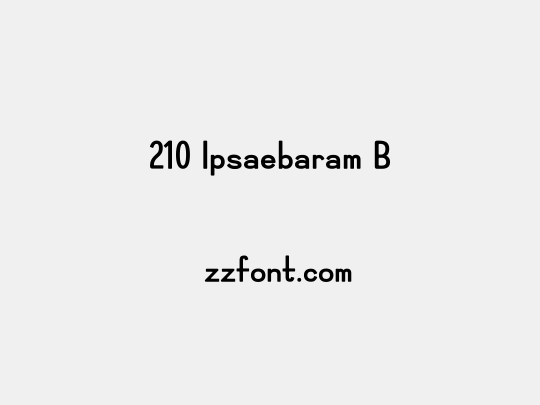 210 Ipsaebaram B