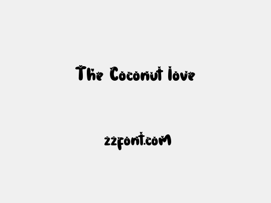 The Coconut love