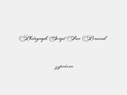 Photograph Script Free Personal