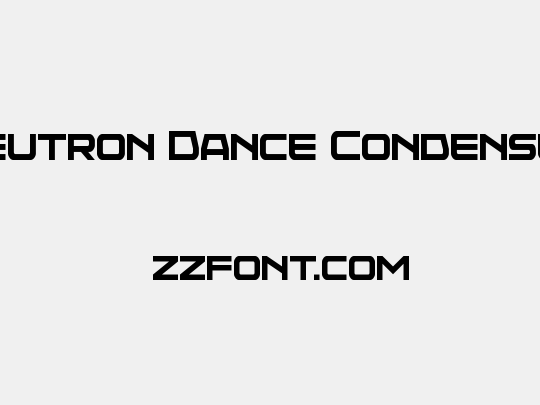 Neutron Dance Condensed