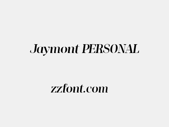 Jaymont PERSONAL