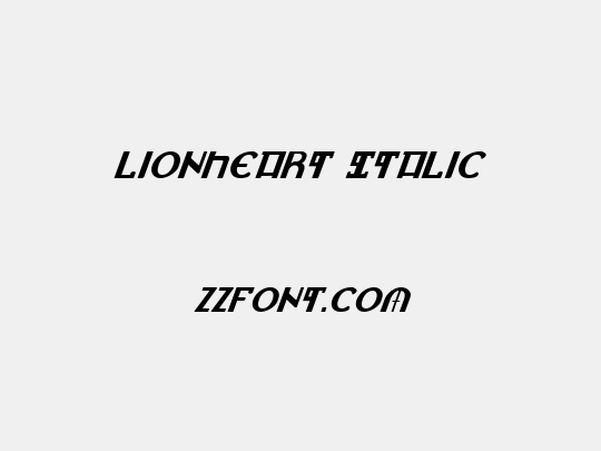 Lionheart Italic