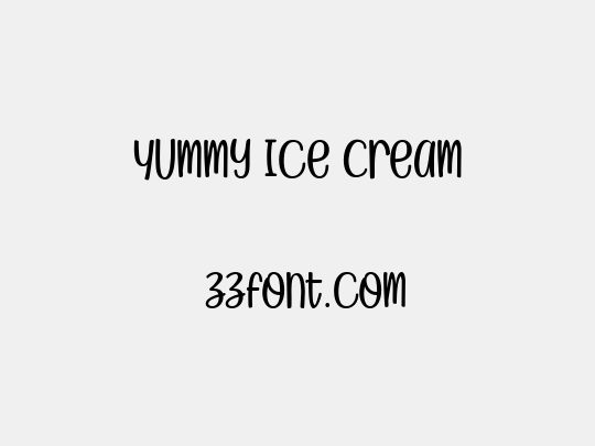 Yummy Ice Cream