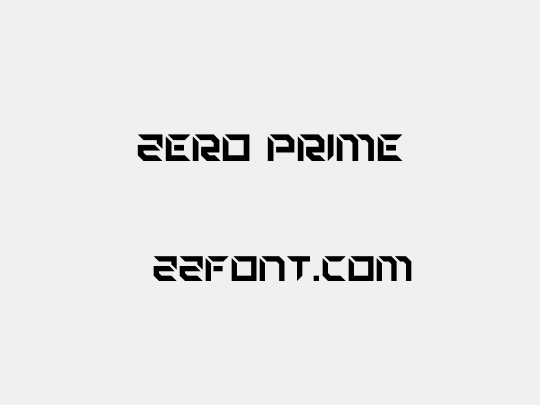 Zero Prime
