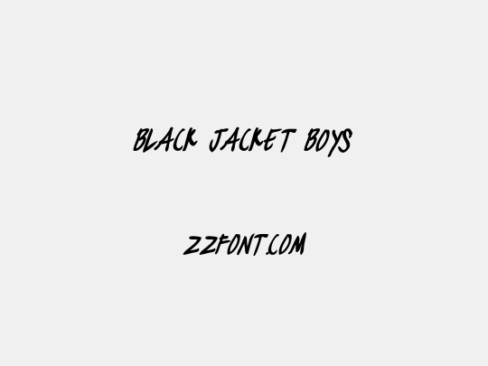 black jacket boys