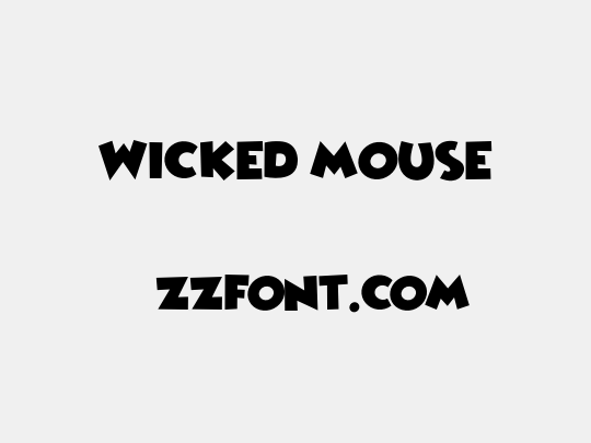 Wicked Mouse