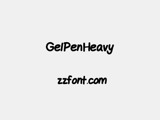 GelPenHeavy