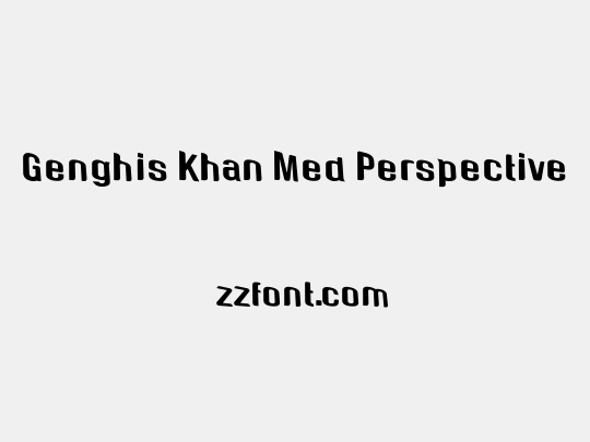Genghis Khan Med Perspective