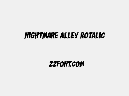Nightmare Alley Rotalic