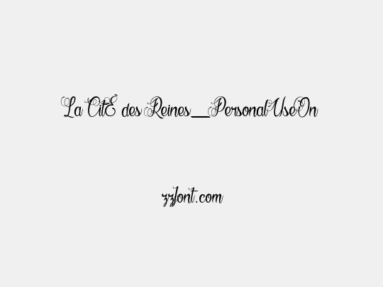 La CitÈ des Reines_PersonalUseOnly