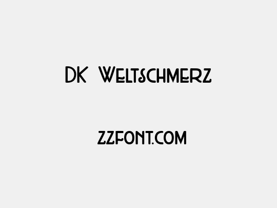 DK Weltschmerz