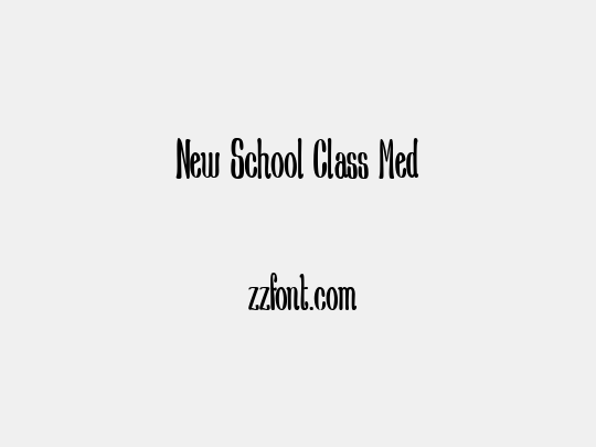 New School Class Med