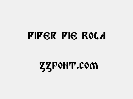 Piper Pie Bold