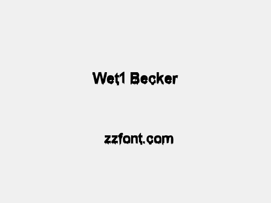 Wet1 Becker