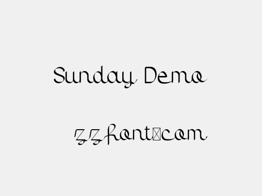 Sunday Demo